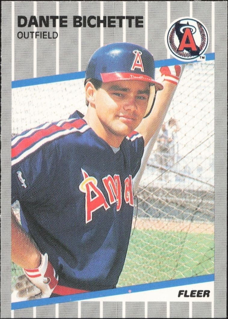 1989 Fleer Dante Bichette #468 trading card