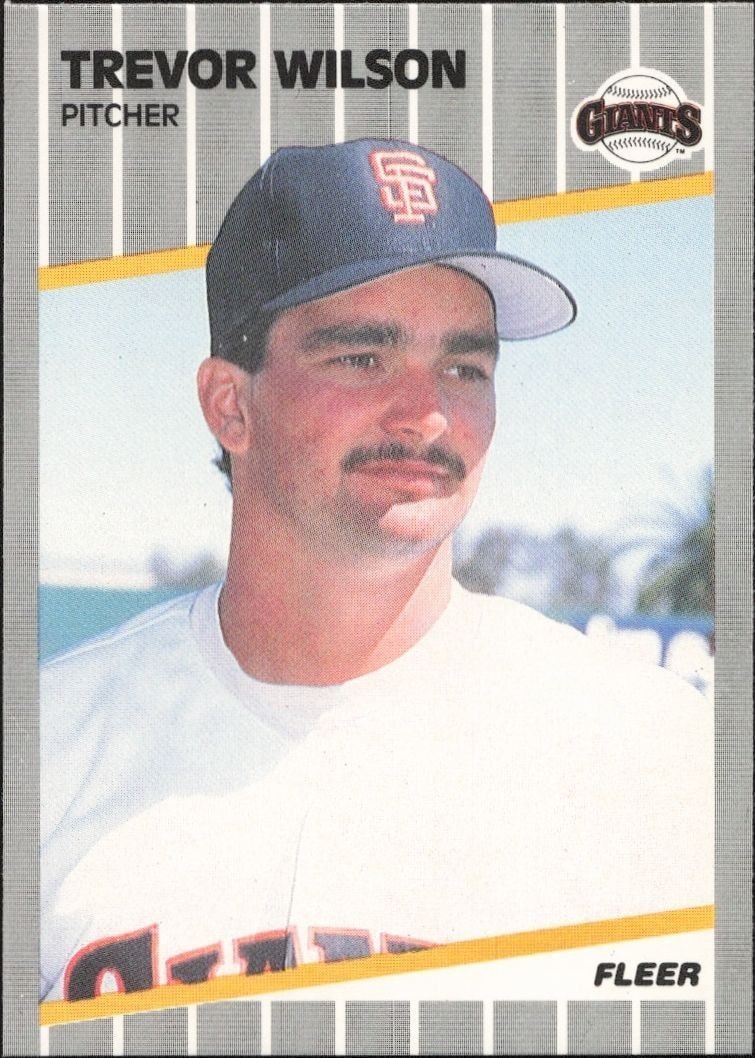 1989 Fleer Trevor Wilson #347 trading card