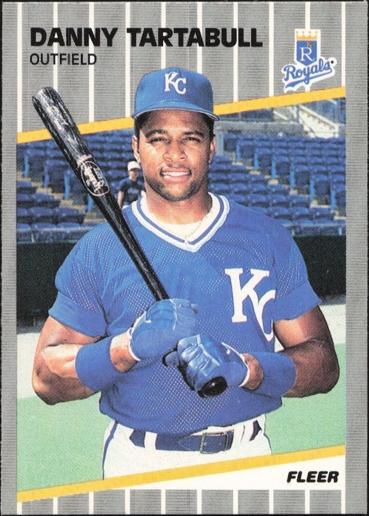 1989 Fleer Danny Tartabull #295 trading card
