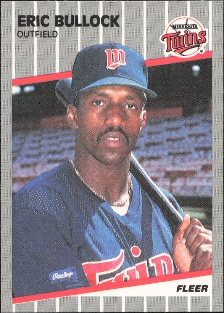 1989 Fleer Eric Bullock #106 trading card