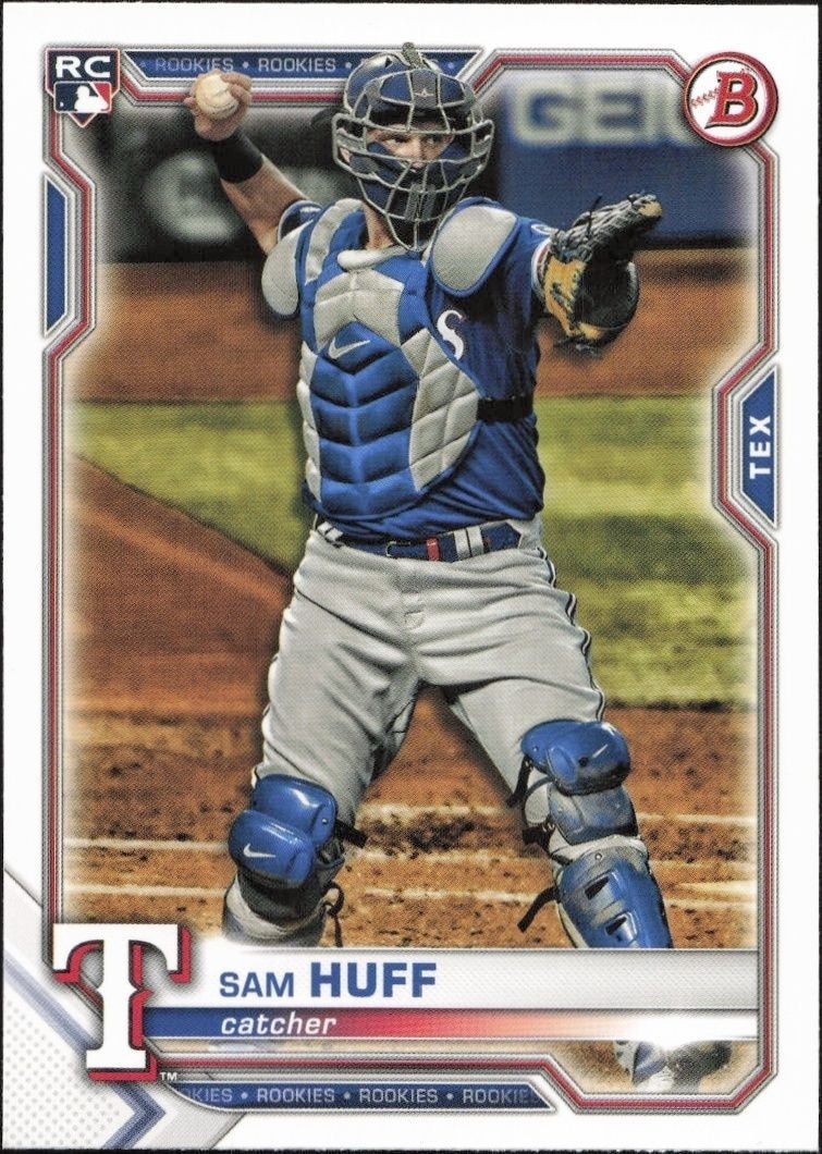 2021 Bowman Sam Huff #23 trading card