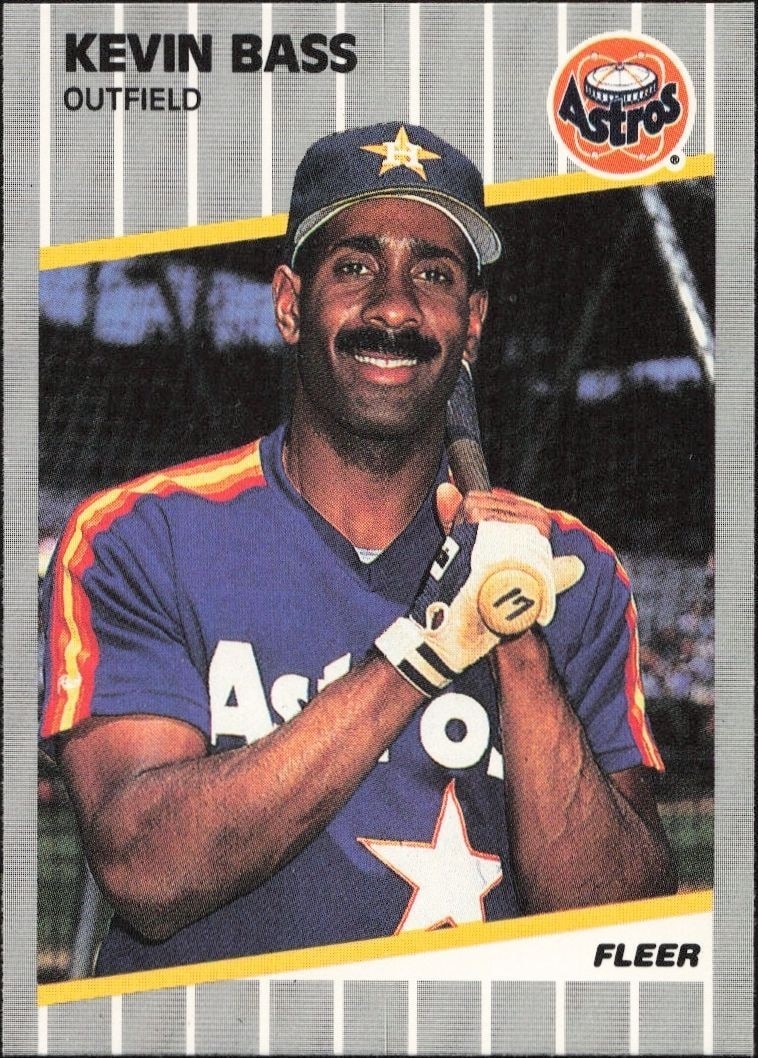 1989 Fleer Kevin Bass #351 trading card