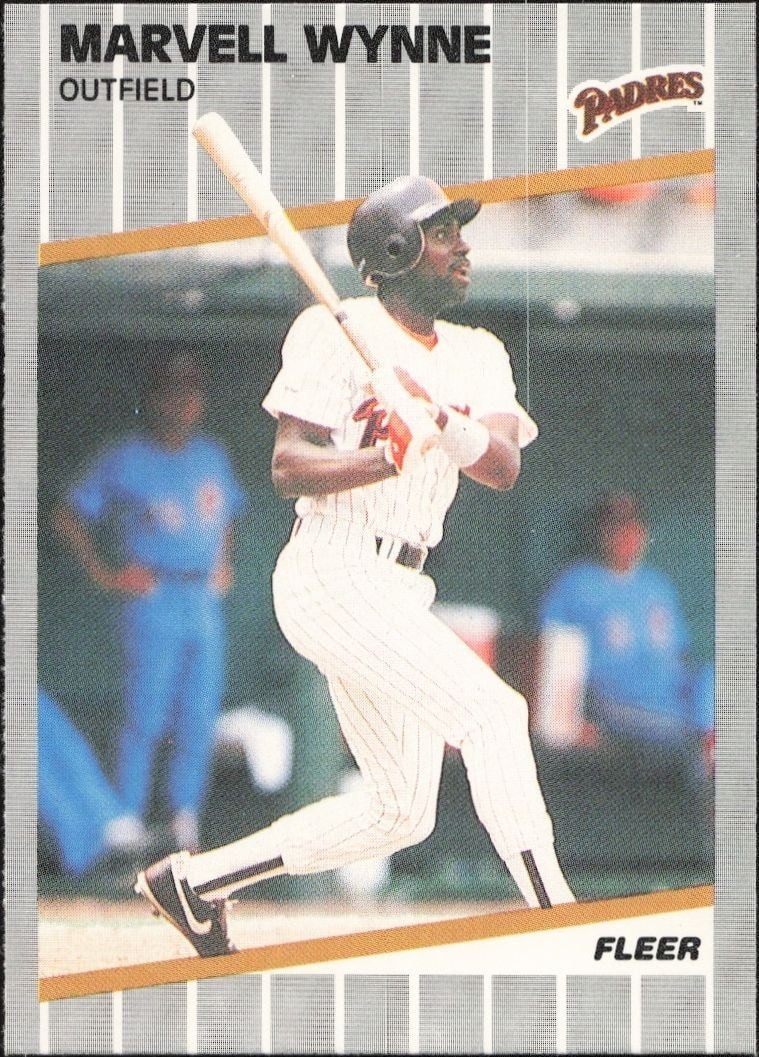 1989 Fleer Marvell Wynne #322 trading card