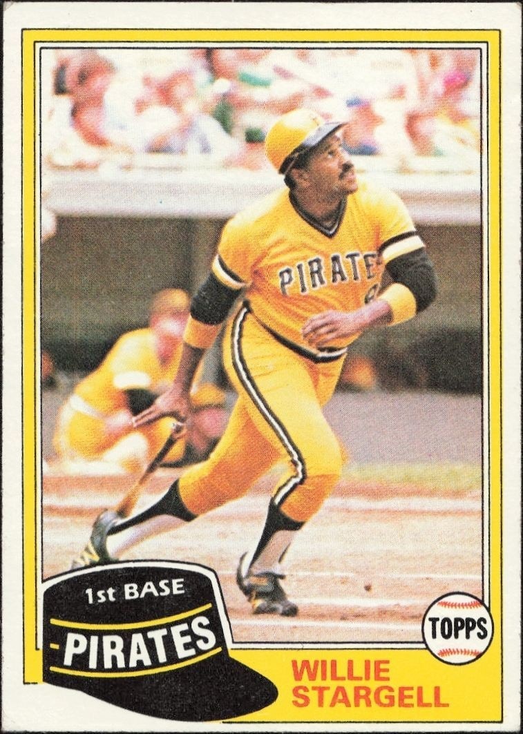 1981 Topps Willie Stargell #380 trading card