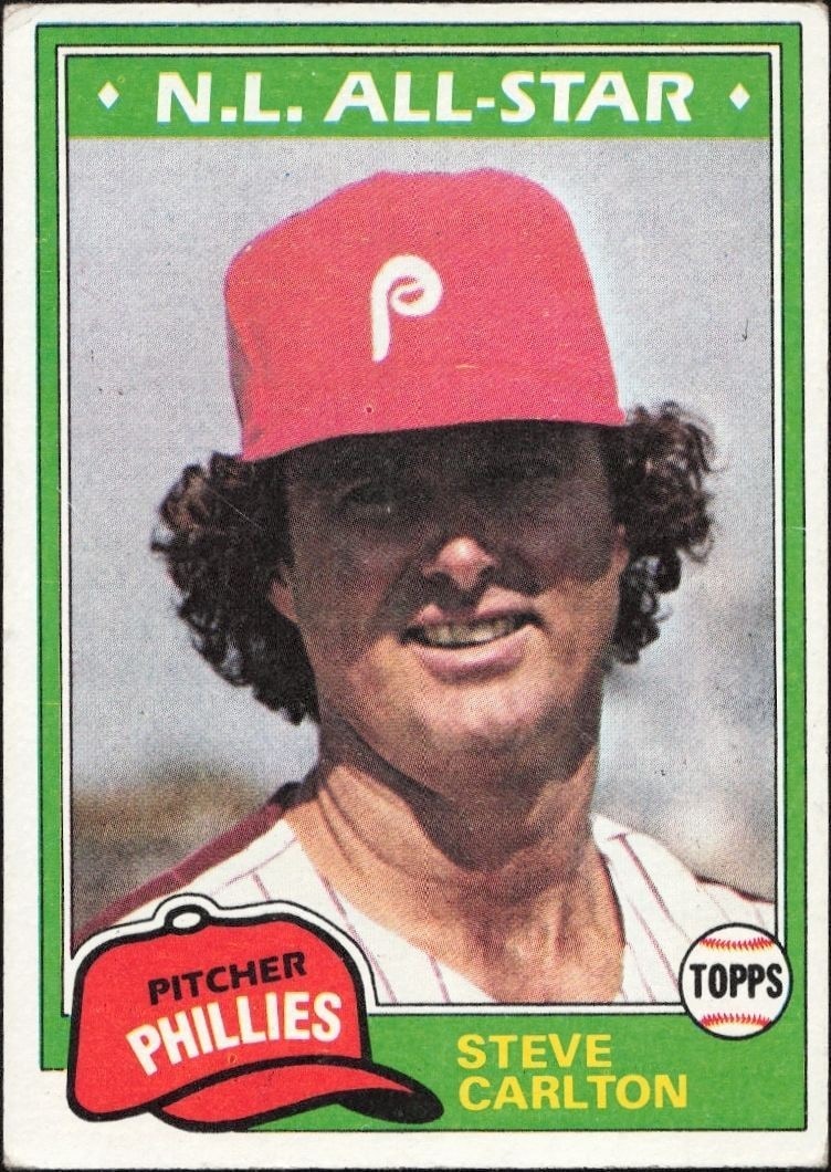 1981 Topps Steve Carlton #630 trading card