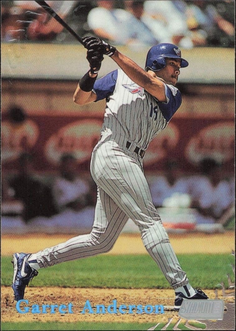 1998 Upper-Deck Garret Anderson #124 trading card