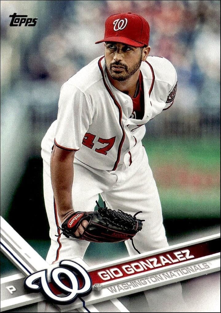 2017 Topps Series 2 Gio Gonzalez #527 trading card