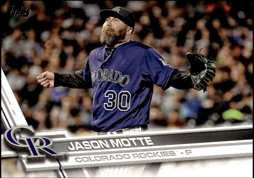 2017 Topps Series 2 Jason Motte #559 trading card