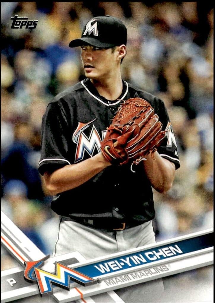2017 Topps Series 2 Wei-Yin Chen #643 trading card