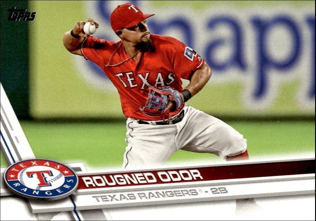 2017 Topps Series 2 Rougned Odor #666 trading card