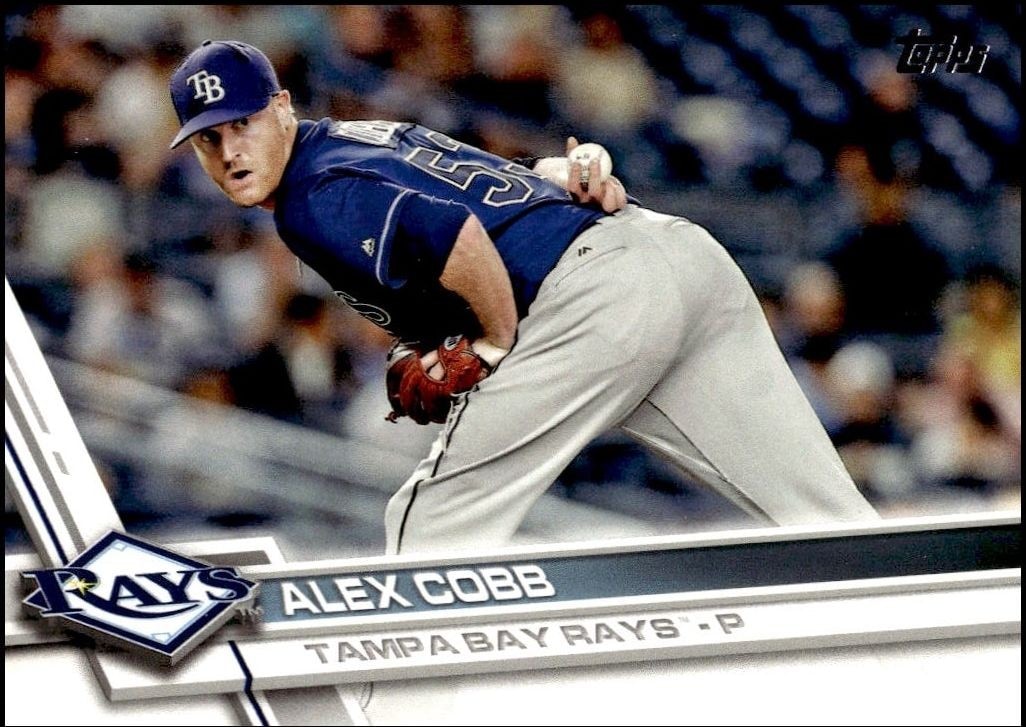 2017 Topps Series 2 Alex Cobb #667 trading card