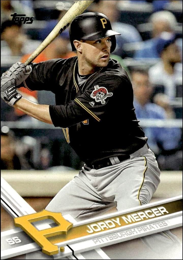 2017 Topps Series 2 Jordy Mercer #629 trading card