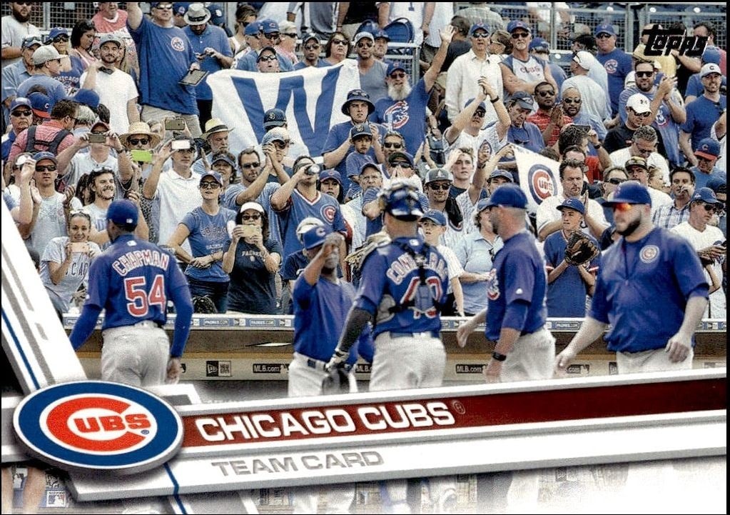 2017 Topps Series 1 Chicago Cubs #72 trading card