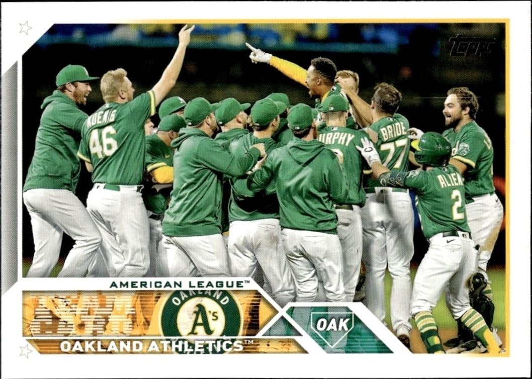2023 Topps Series 2 Oakland Athletics #577 trading card