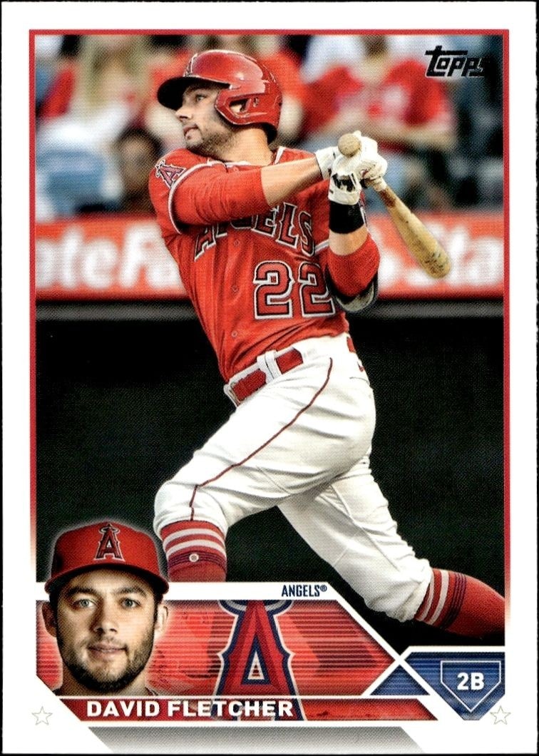 2023 Topps Series 2 David Fletcher #636 trading card