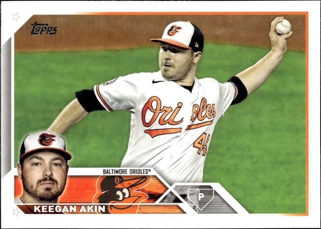 2023 Topps Series 2 Keegan Akin #617 trading card