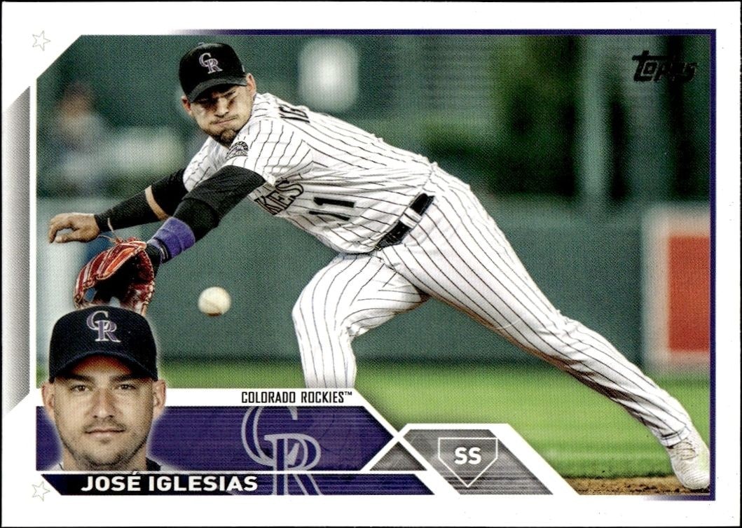 2023 Topps Series 2 Jose Iglesias #653 trading card