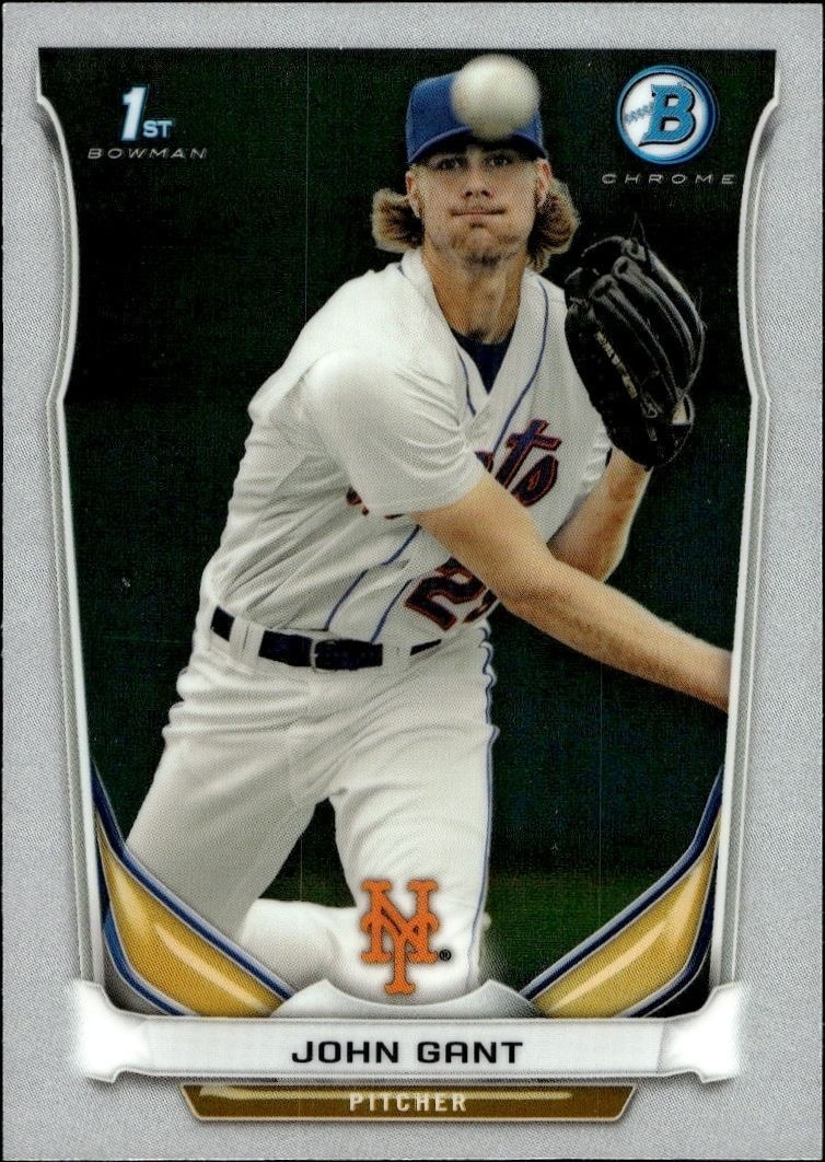 2014 Bowman Chrome John Gant #BCP74 trading card