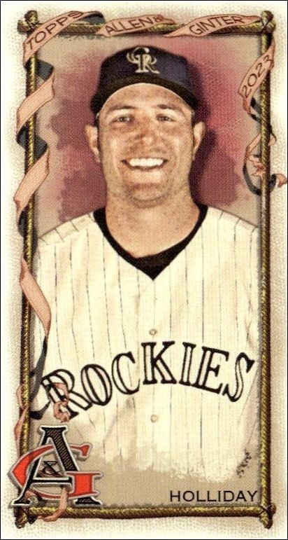 2023 Topps Allen & Ginter Matt Holliday #334 trading card