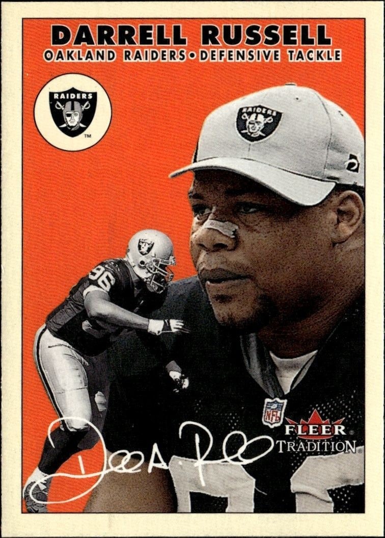 2000 Fleer Tradition Glossy Darrell Russell #222 trading card