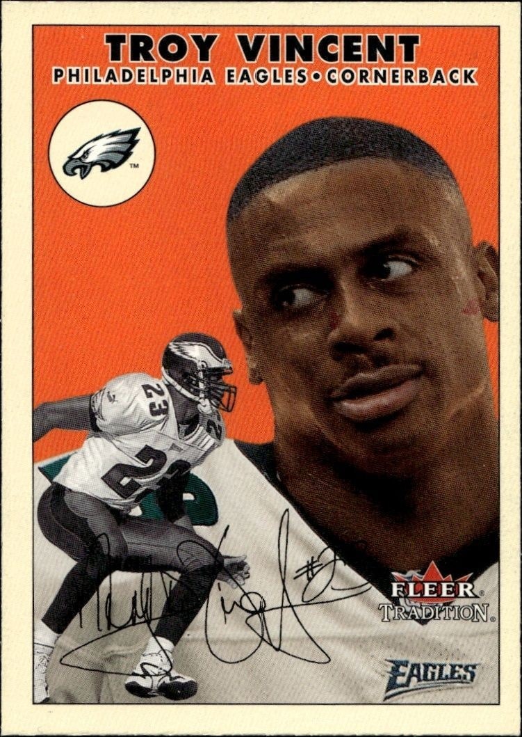 2000 Fleer Tradition Glossy Troy Vincent #142 trading card