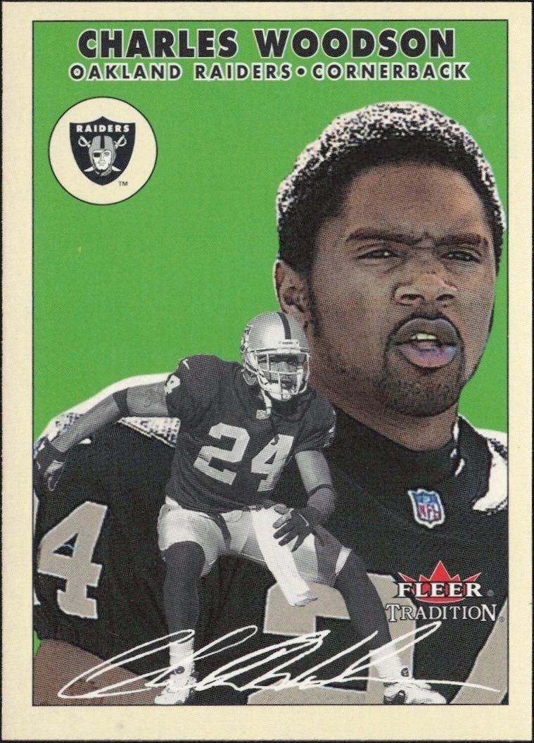 2000 Fleer Tradition Glossy Charles Woodson #141 trading card