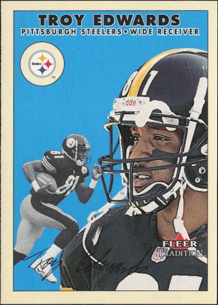 2000 Fleer Tradition Glossy Troy Edwards #138 trading card