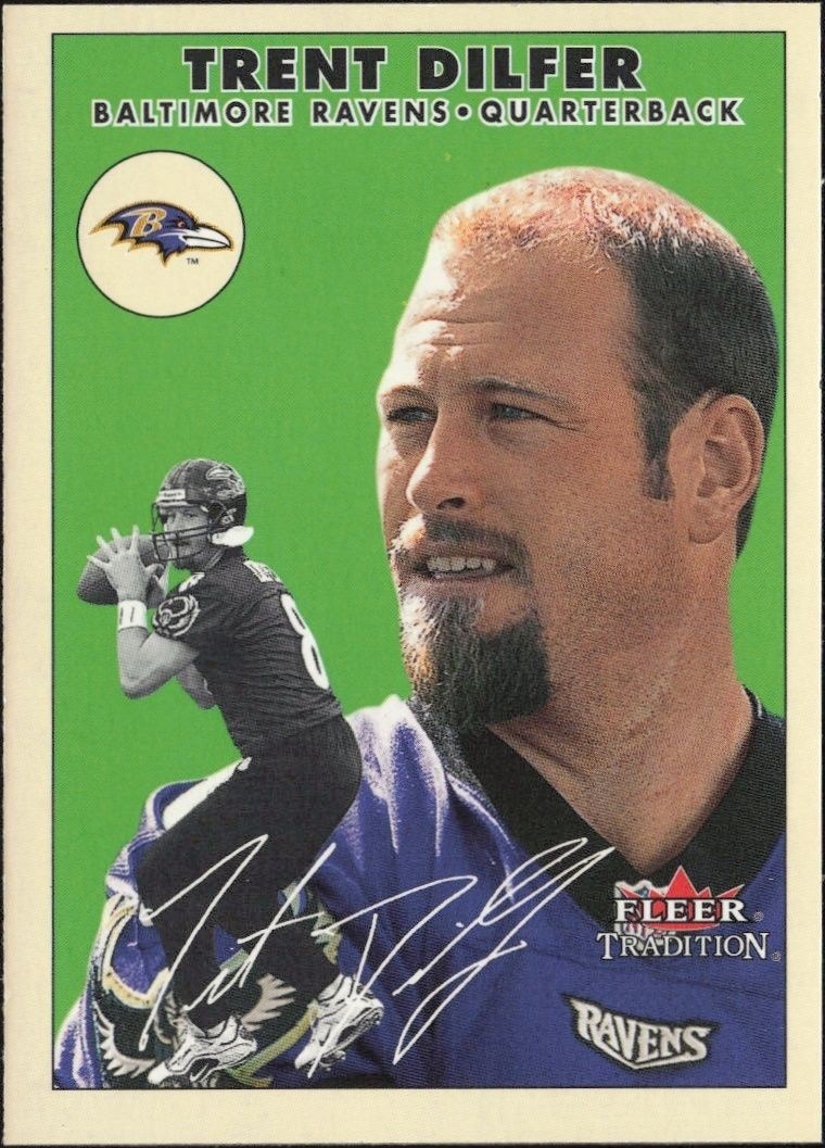 2000 Fleer Tradition Glossy Trent Dilfer #121 trading card