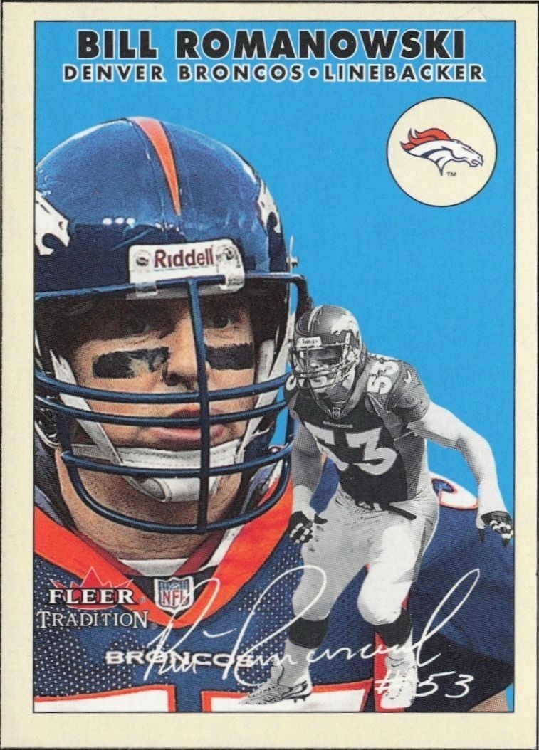 2000 Fleer Tradition Glossy Bill Romanowski #11 trading card