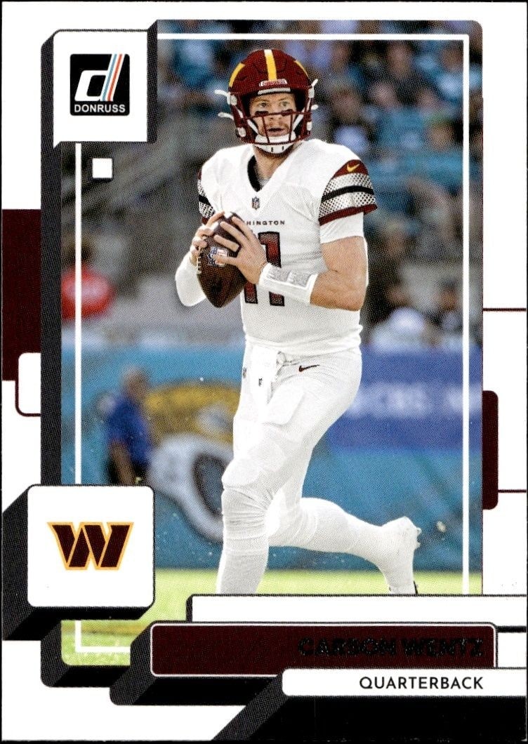 2022 Panini Donruss Carson Wentz #52 trading card