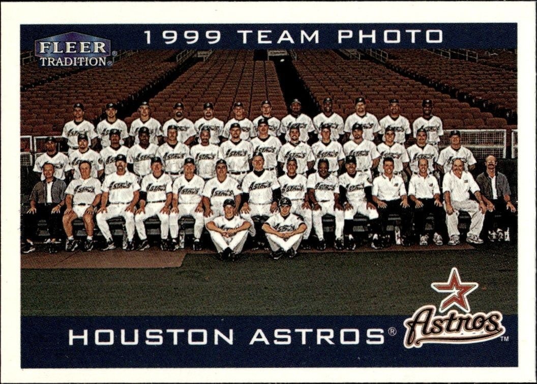 2000 Fleer Tradition Glossy Houston Astros #162 trading card