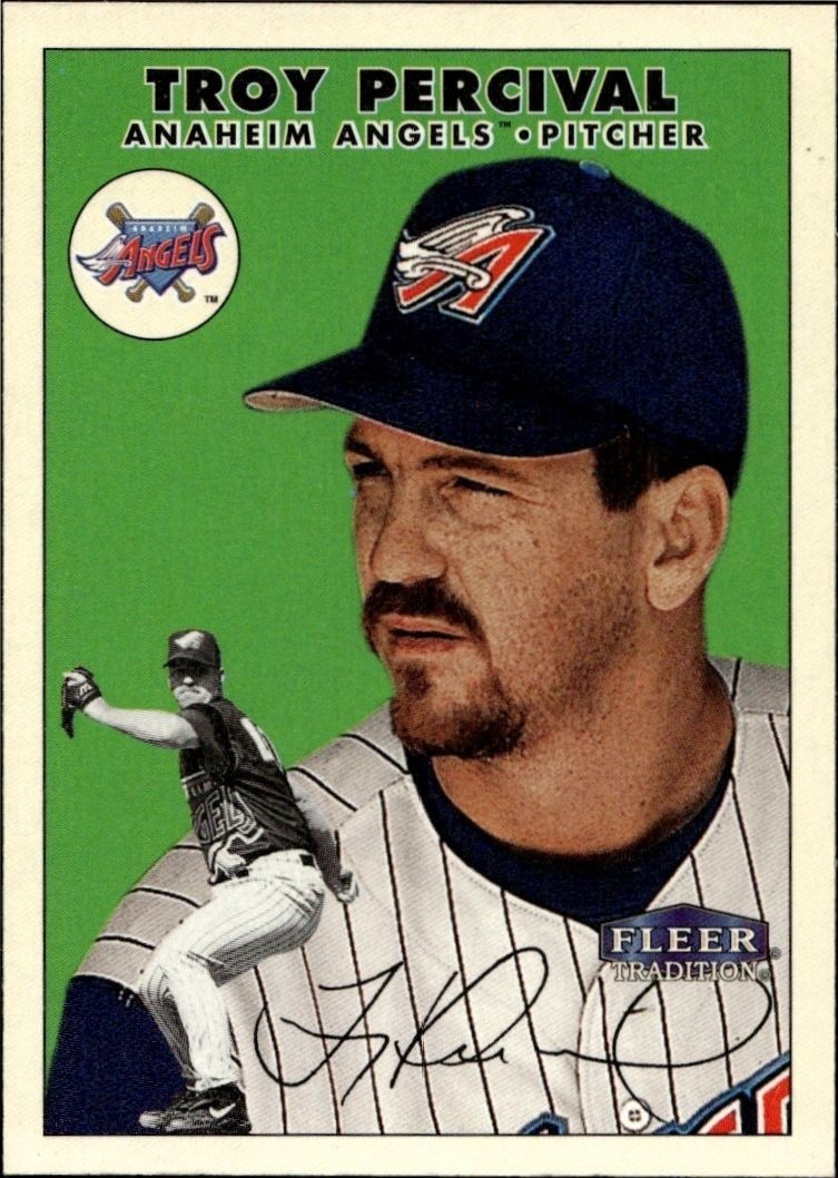 2000 Fleer Tradition Glossy Troy Percival #215 trading card