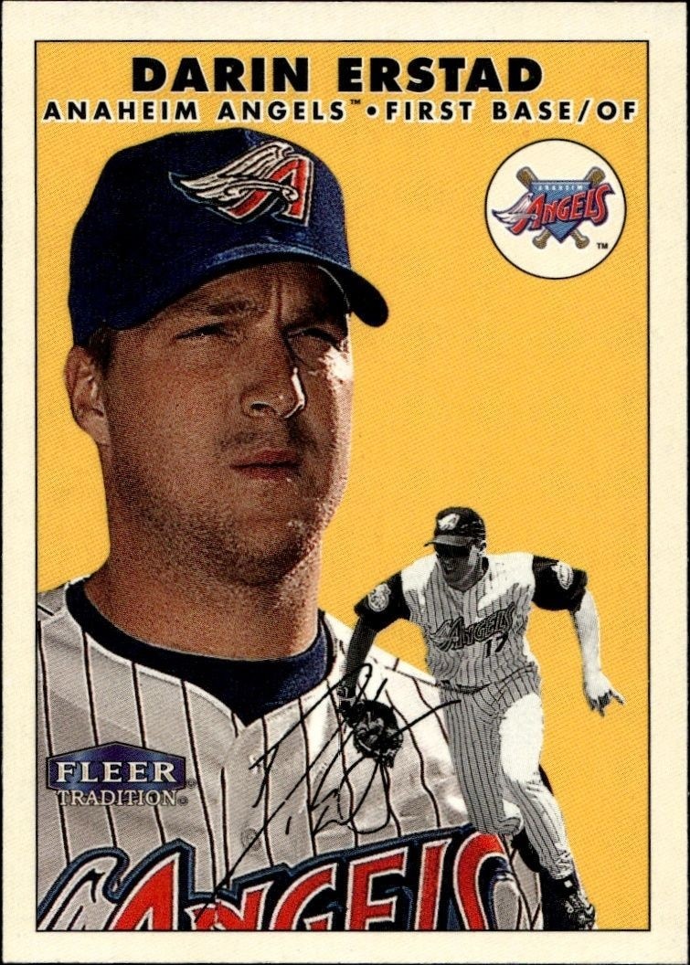 2000 Fleer Tradition Glossy Darin Erstad #257 trading card