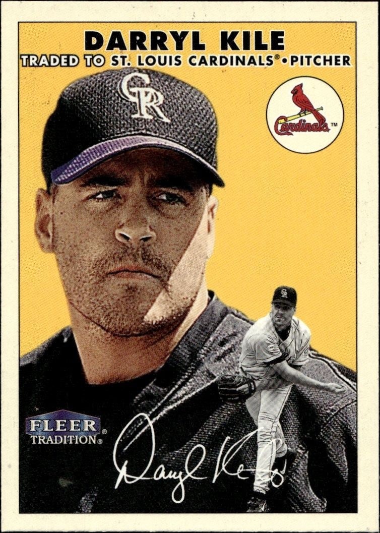 2000 Fleer Tradition Glossy Darryl Kile #163 trading card