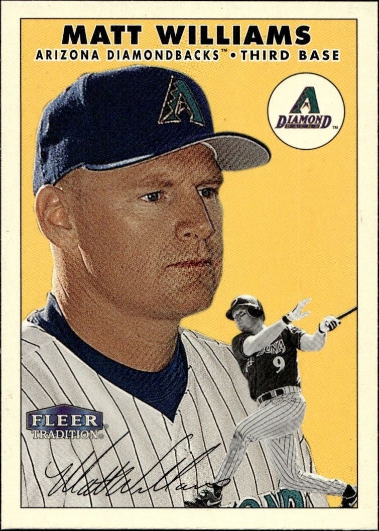 2000 Fleer Tradition Glossy Matt Williams #40 trading card