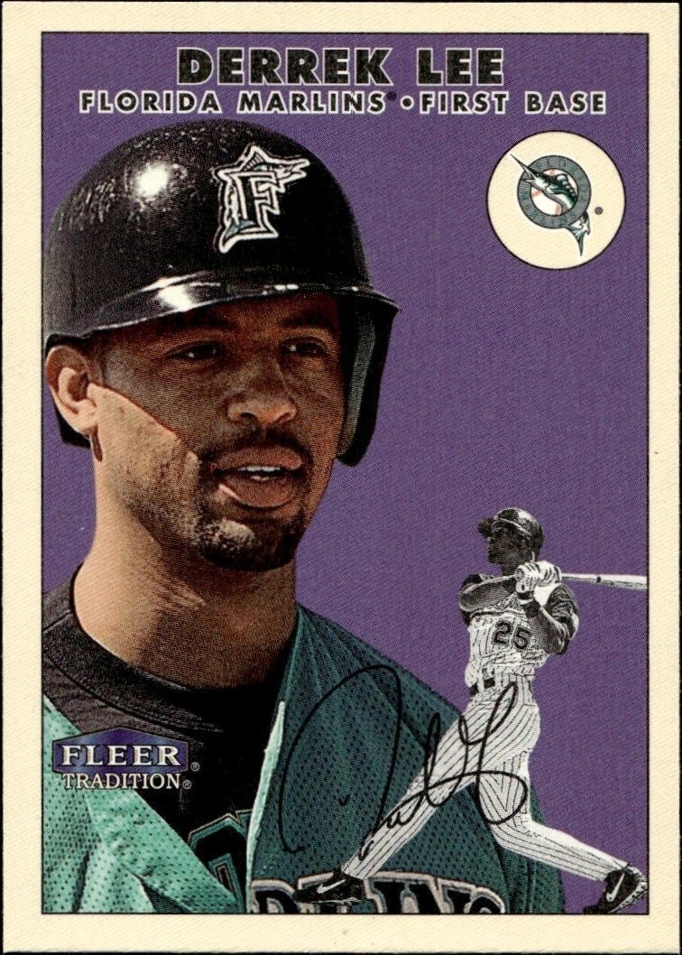 2000 Fleer Tradition Glossy Derrek Lee #61 trading card