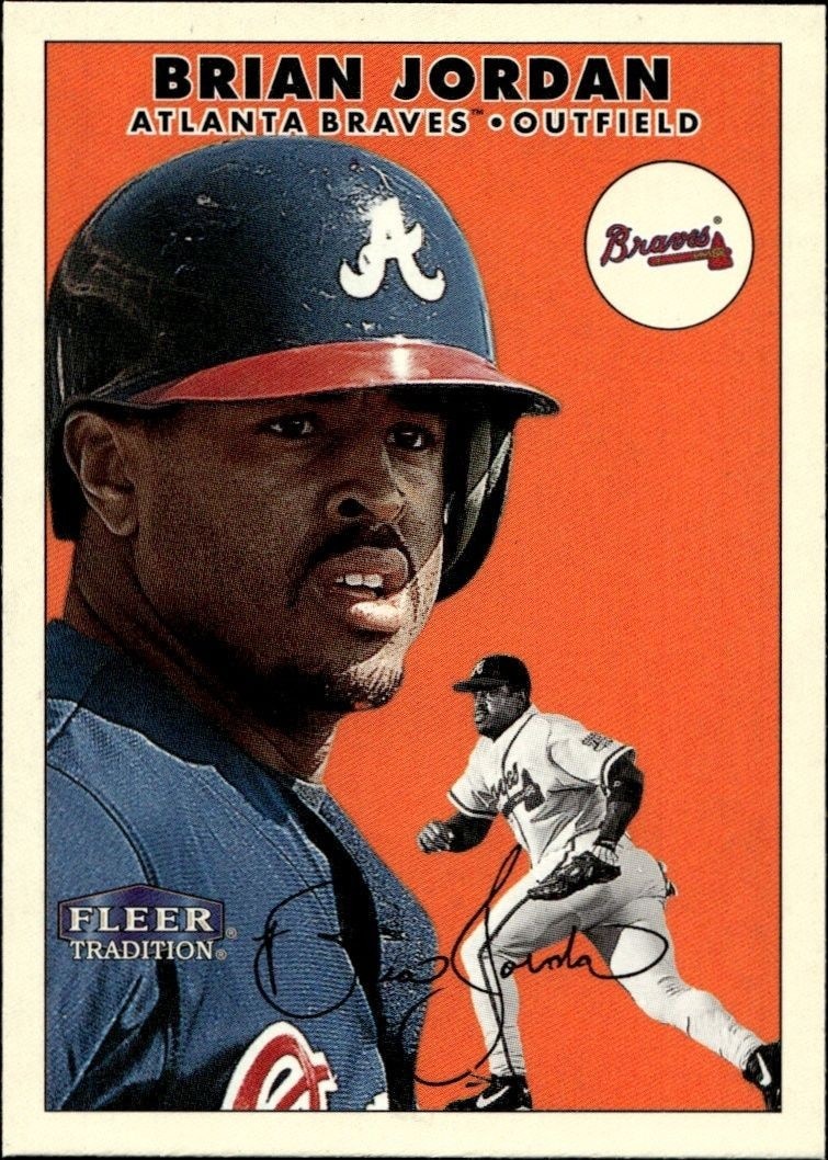 2000 Fleer Tradition Glossy Brian Jordan #126 trading card