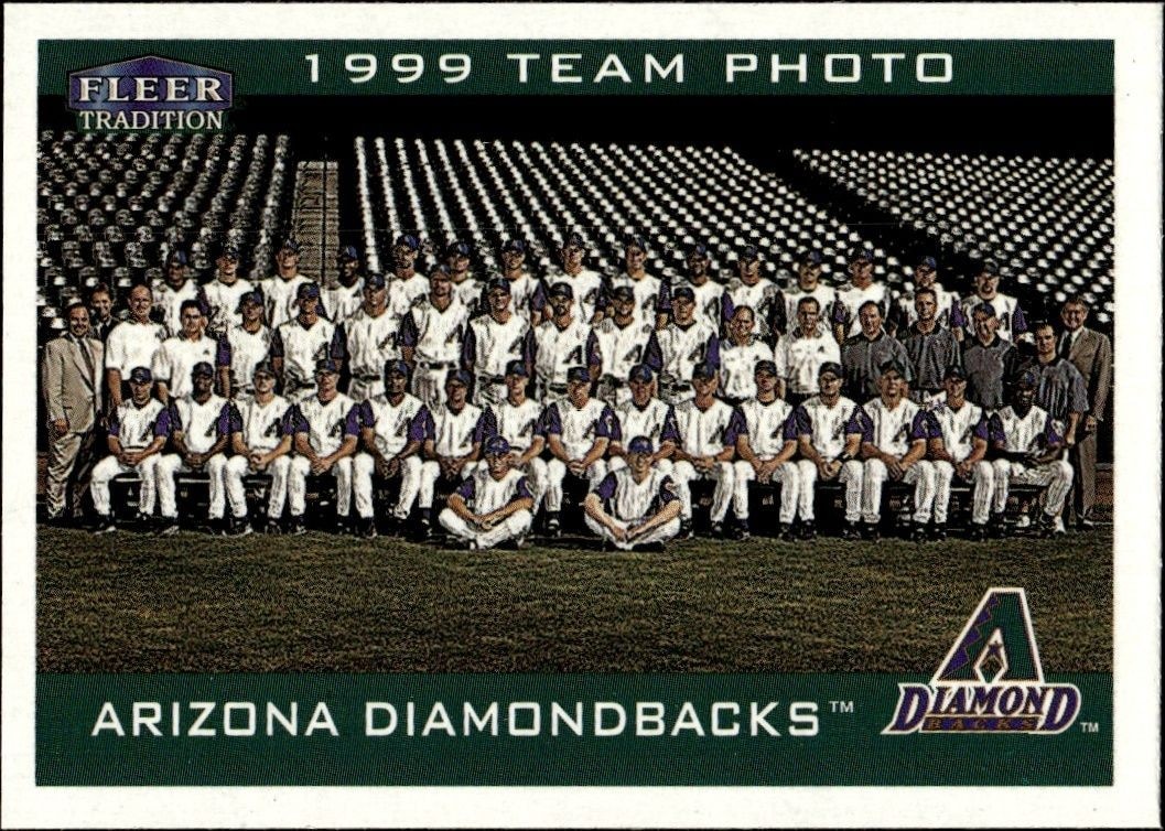 2000 Fleer Tradition Glossy Arizona Diamondbacks #29 trading card