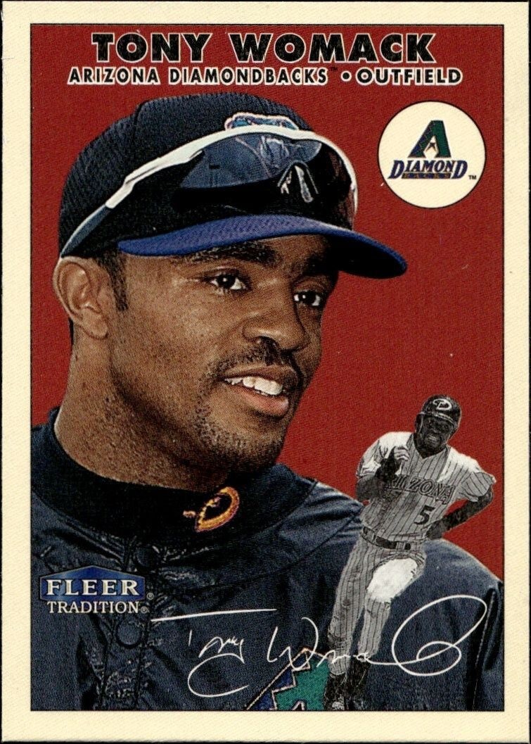 2000 Fleer Tradition Glossy Tony Womack #324 trading card