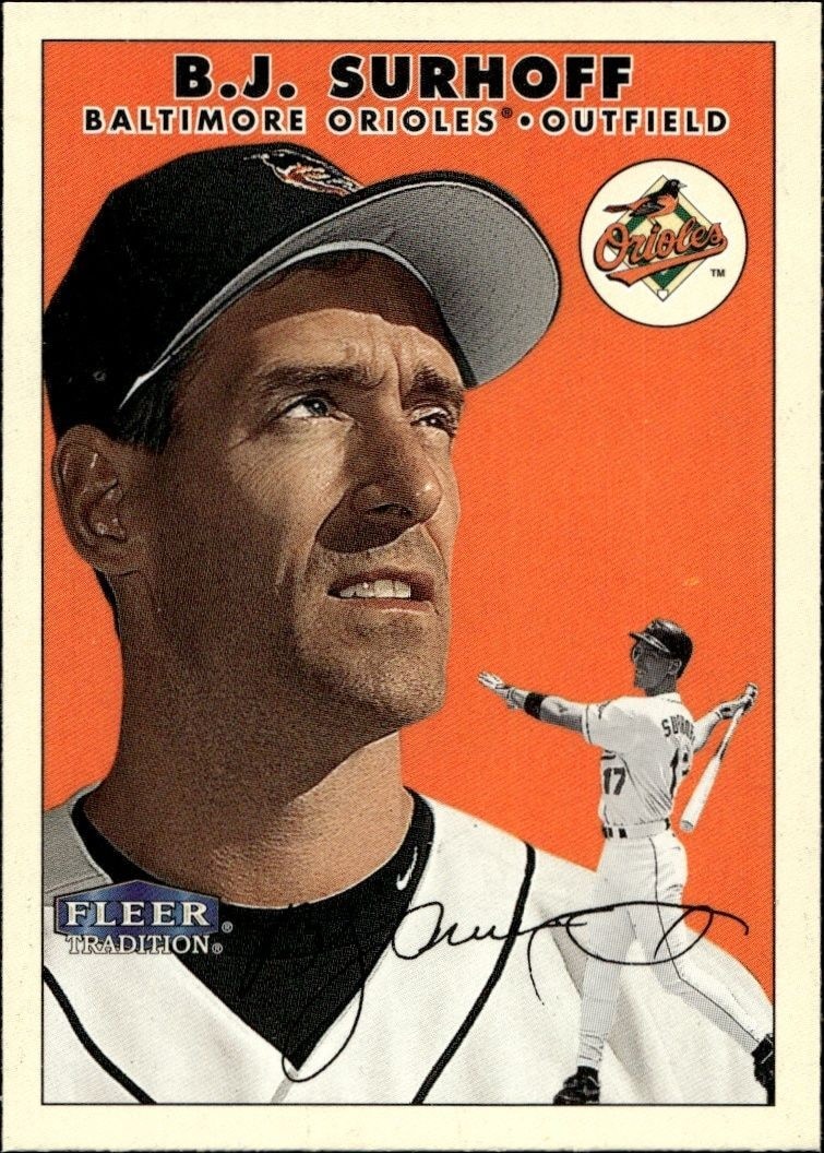 2000 Fleer Tradition Glossy B.J. Surhoff #42 trading card