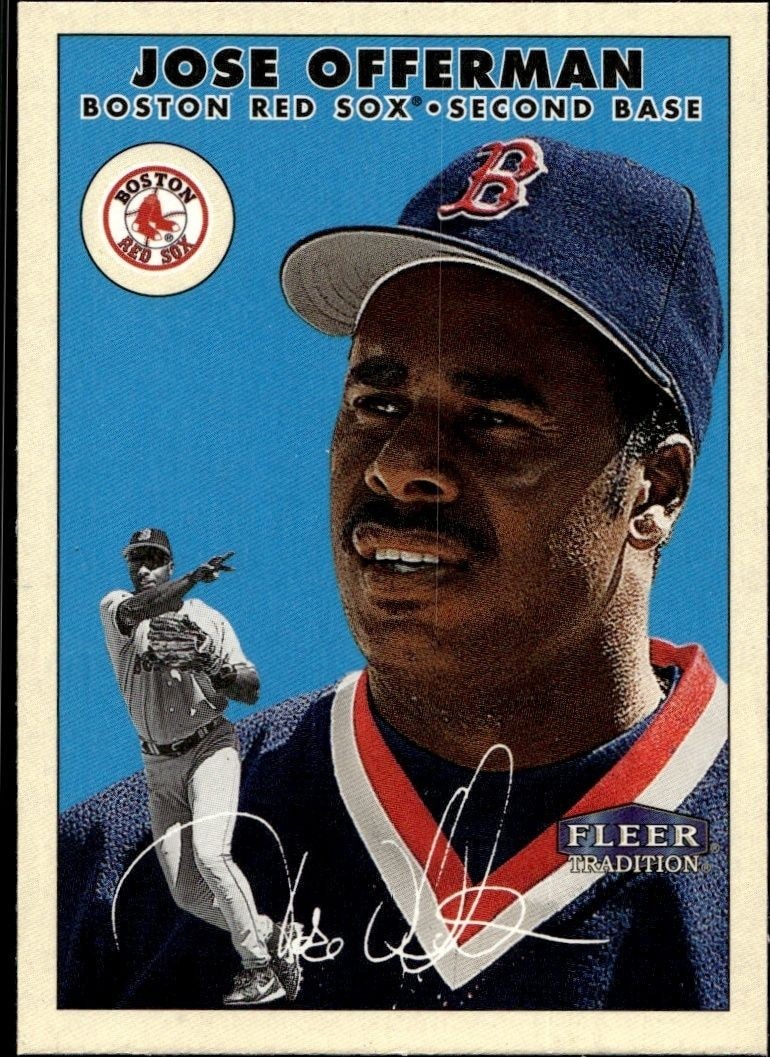 2000 Fleer Tradition Glossy Jose Offerman #373 trading card
