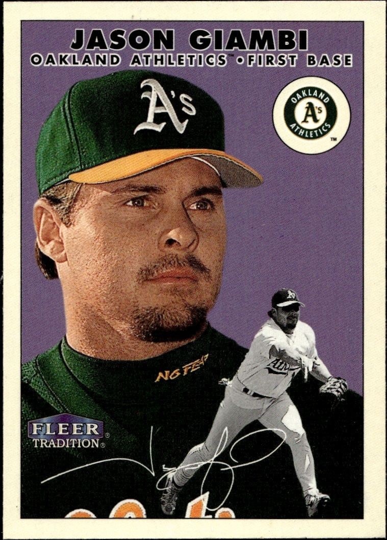 2000 Fleer Tradition Glossy Jason Giambi #221 trading card