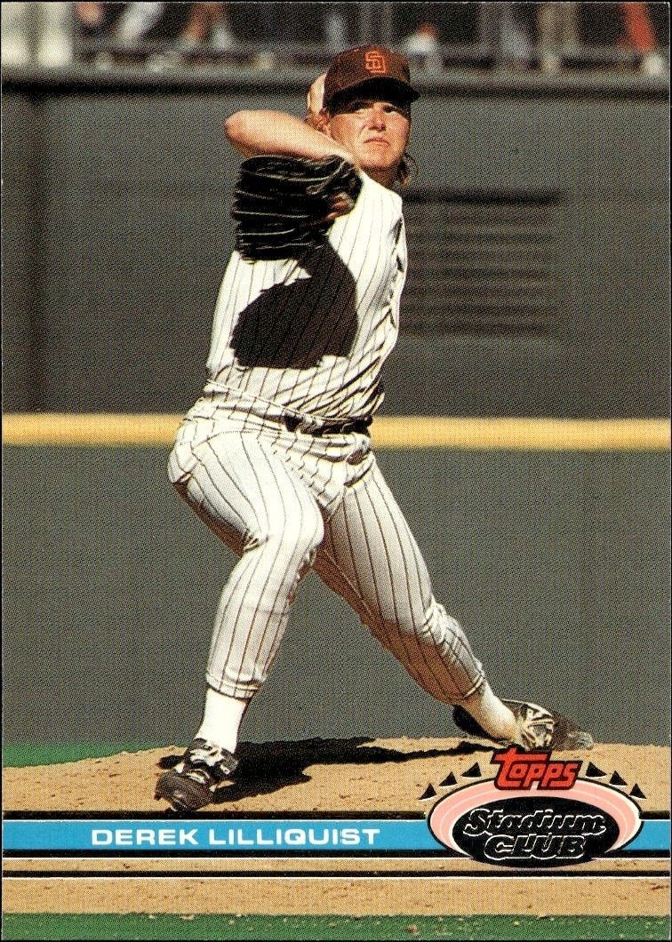 1991 Topps Stadium Club Derek Lilliquist #268 trading card