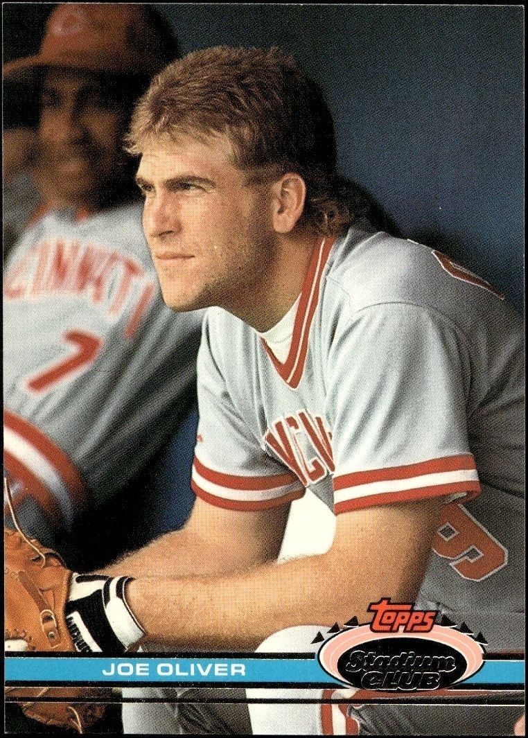 1991 Topps Stadium Club Joe Oliver #68 trading card
