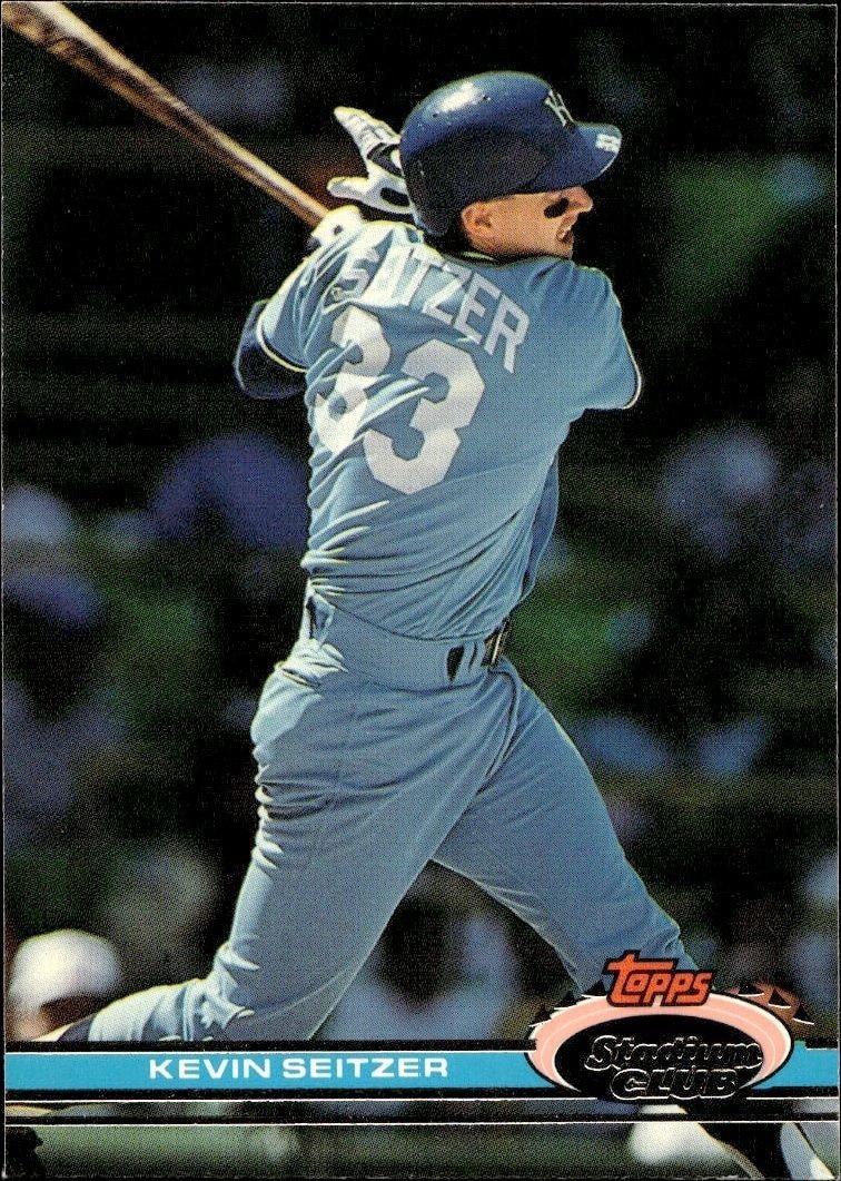 1991 Topps Stadium Club Kevin Seitzer #88 trading card