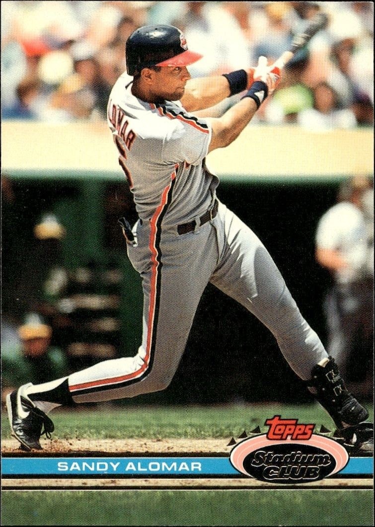 1991 Topps Stadium Club Sandy Alomar #61 trading card