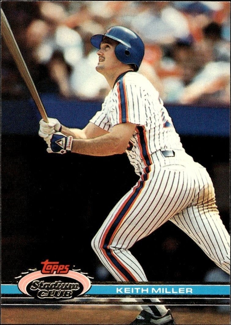 1991 Topps Stadium Club Keith Miller #239 trading card