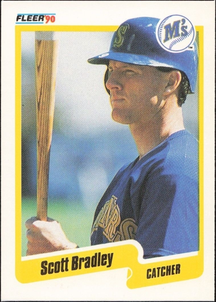 1990 Fleer Scott Bradley #506 trading card