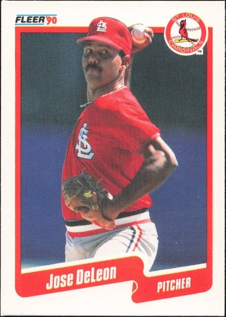 1990 Fleer Jose DeLeon #248 trading card