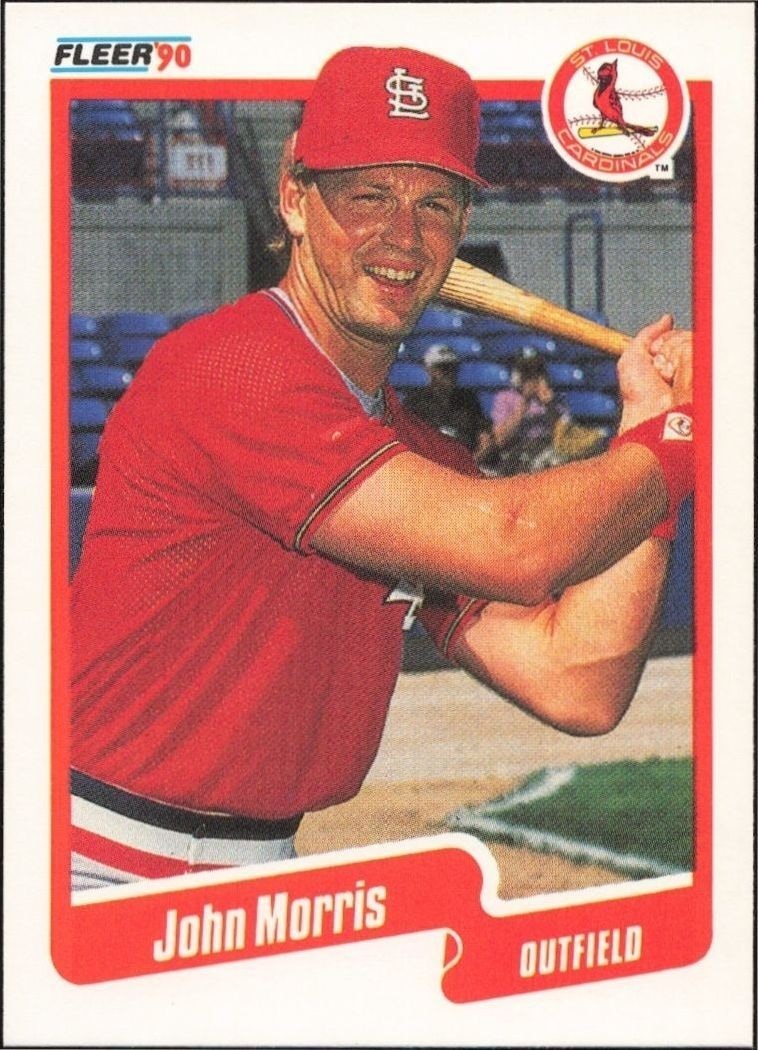 1990 Fleer John Morris #254 trading card